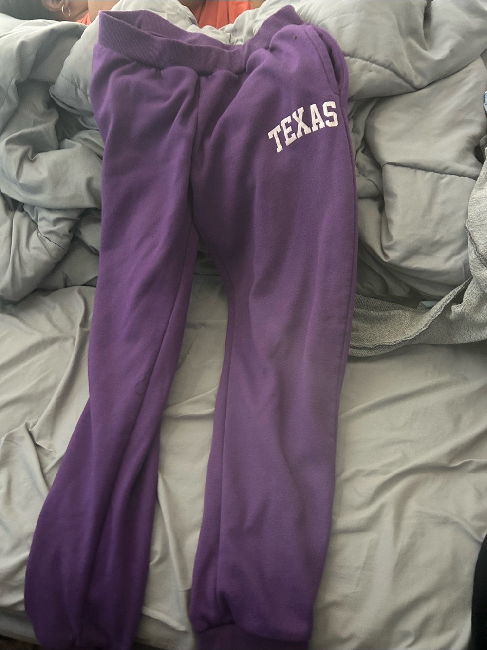 Kids Purple 'TEXAS' Sweatpants